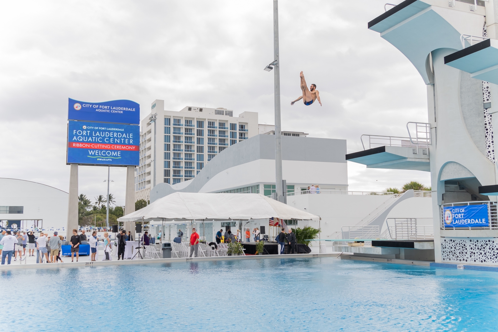 Fort Lauderdale Aquatic Center Ribbon Cutting (32)