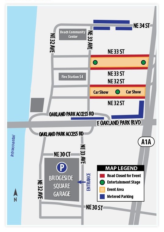 Labor Day Festival Map